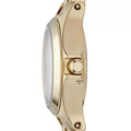 Marc Jacobs Henry Dinky Red Dial Gold Steel Strap Watch for Women - MBM3202