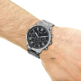  Shop Authentic Guess Hendrix Chronograph Blue Dial Silver Steel Strap Watch for Men - W1309G1 - Luxxuri