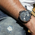 Shop Authentic Diesel Mr Daddy 2.0 Chronograph Black Dial Black Steel Strap Watch For Men - DZ7400 - Luxxuri
