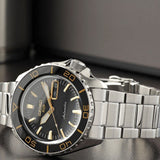  Shop Authentic Seiko 5 Sport Automatic SKX Series Black Dial Silver Steel Strap Watch for Men - SRPK99K1 - Luxxuri