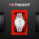  Shop Authentic Tissot T Classic Carson Premium Powermatic 80 White Dial Silver Steel Strap Watch For Men - T122.407.11.031.00 - Luxxuri