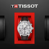  Shop Authentic Tissot T Sport Chrono XL Classic Silver Dial Brown Leather Strap Watch For Men - T116.617.16.037.00 - Luxxuri