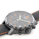  Shop Authentic Tissot Quickster Chronograph Black Dial Watch For Men - T095.417.36.057.00 - Luxxuri
