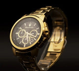  Shop Authentic Maserati Successo 44mm Black Dial Gold Stainless Steel Strap Watch For Men - R8873621013 - Luxxuri