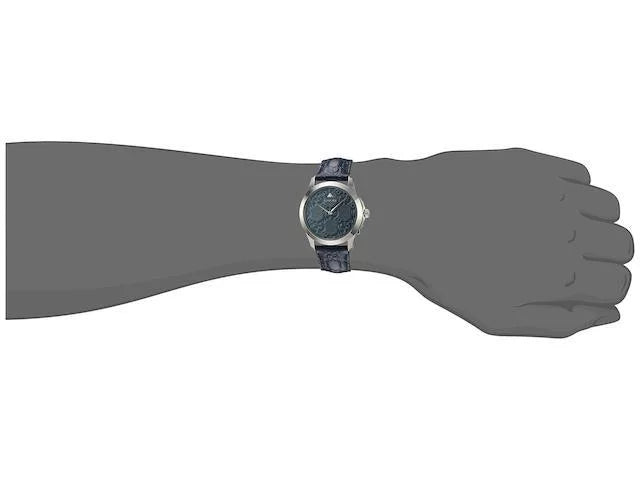  Shop Authentic Gucci G Timeless Quartz Blue Dial Blue Leather Strap Watch For Men - YA1264032 - Luxxuri