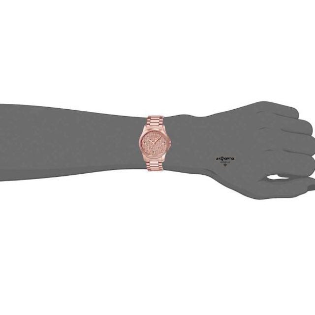  Shop Authentic Gucci G Timeless Quartz Rose Gold Dial Rose Gold Steel Strap Watch For Women - YA126567 - Luxxuri