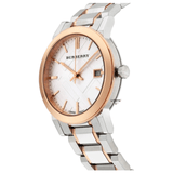  Shop Authentic Burberry The City White Dial Two Tone Steel Strap Watch for Women - BU9006 - Luxxuri