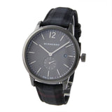  Shop Authentic Burberry The Classic Round Horseferry Black Dial Black Leather Strap Watch for Men - BU10010 - Luxxuri