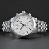  Shop Authentic Tissot PRC 200 Chronograph White Dial Silver Steel Strap Watch For Men - T055.417.11.017.00 - Luxxuri