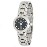  Shop Authentic Tag Heuer Link Quartz Diamonds Black Dial Silver Steel Strap Watch for Women - WAT1410.BA0954 - Luxxuri