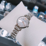  Shop Authentic Emporio Armani Gianni T Bar Quartz Silver Dial Silver Steel Strap Watch For Women - AR1935 - Luxxuri