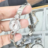  Shop Authentic Bulova Crystal Pendant Silver Dial Silver Steel Strap Watch for Women - 96X111 - Luxxuri