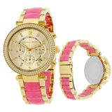  Shop Authentic Michael Kors Parker Gold Dial Two Tone Steel Strap Watch for Women - MK6363 - Luxxuri