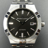  Shop Authentic Maurice Lacroix Aikon Automatic Black Dial Silver Steel Strap Watch For Men - AI6008-SS002-330-1 - Luxxuri