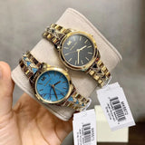  Shop Authentic Michael Kors Petite Runway Mercer Blue Dial Gold Steel Strap Watch For Women - MK6673 - Luxxuri