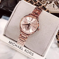  Shop Authentic Michael Kors Portia Analog Quartz Rose Gold Dial Rose Gold Steel Strap Watch For Women - MK3839 - Luxxuri