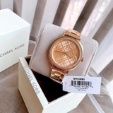  Shop Authentic Michael Kors Nia Quartz Rose Gold Dial Rose Gold Steel Strap Watch For Women - MK3990 - Luxxuri