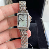  Shop Authentic Emporio Armani Gianni T-Bar Quartz White Dial Silver Steel Strap Watch For Women - AR11405 - Luxxuri