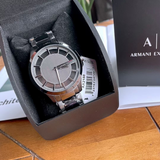  Shop Authentic Armani Exchange Hampton Chronograph Grey Dial Grey Steel Strap Watch For Men - AX2188 - Luxxuri
