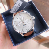  Shop Authentic Tommy Hilfiger Oliver Quartz White Dial Brown Leather Strap Watch for Men - 1791304 - Luxxuri