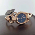  Shop Authentic Gucci Horsebit Collection Black Dial Rose Gold Steel Strap Watch For Women - YA139507 - Luxxuri