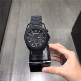  Shop Authentic Emporio Armani Sportivo Chronograph Black Dial Black Silicone Strap Watch For Men - AR6092 - Luxxuri