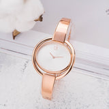  Shop Authentic Calvin Klein Impetuos Silver Dial Rose Gold Steel Strap Watch for Women - K4F2N616 - Luxxuri