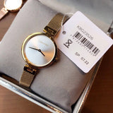  Shop Authentic Calvin Klein Authentic White Dial Rose Gold Mesh Bracelet Watch for Women - K8G23526 - Luxxuri