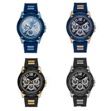  Shop Authentic Guess Delta Blue Dial Blue Silicone Strap Watch for Men - GW0051G4 - Luxxuri