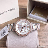  Shop Authentic Michael Kors Sofie Chronograph Quartz White Dial Two Tone Steel Strap Watch For Women - MK6558 - Luxxuri