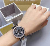  Shop Authentic Michael Kors Parker Chronograph Grey Dial Two Tone Steel Strap Watch For Women - MK6440 - Luxxuri