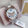  Shop Authentic Michael Kors Bradshaw Quartz Silver Dial Silver Steel Strap Watch For Women - MK6320 - Luxxuri