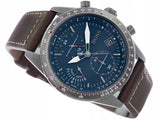  Shop Authentic Hugo Boss Pilot Edition Blue Dial Brown Leather Strap Watch for Men - 1513852 - Luxxuri