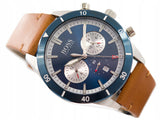  Shop Authentic Hugo Boss Santiago Blue Dial Brown Leather Strap Watch for Men - 1513860 - Luxxuri