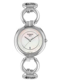 Tissot T Trend Flamingo Mother of Pearl Dial Silver Steel Strap Watch for Women - T094.210.11.116.00