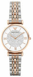  Shop Authentic Emporio Armani Gianni T Bar White Dial Two Tone Steel Strap Watch For Women - AR1926 - Luxxuri