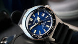  Shop Authentic Seiko Prospex Analogue Automatic Diver Blue Dial Black Rubber Strap Watch For Men - SPB053J1 - Luxxuri