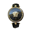  Shop Authentic Versace Palazzo Empire Black Dial Black Leather Strap Watch for Women - VCO020017 - Luxxuri