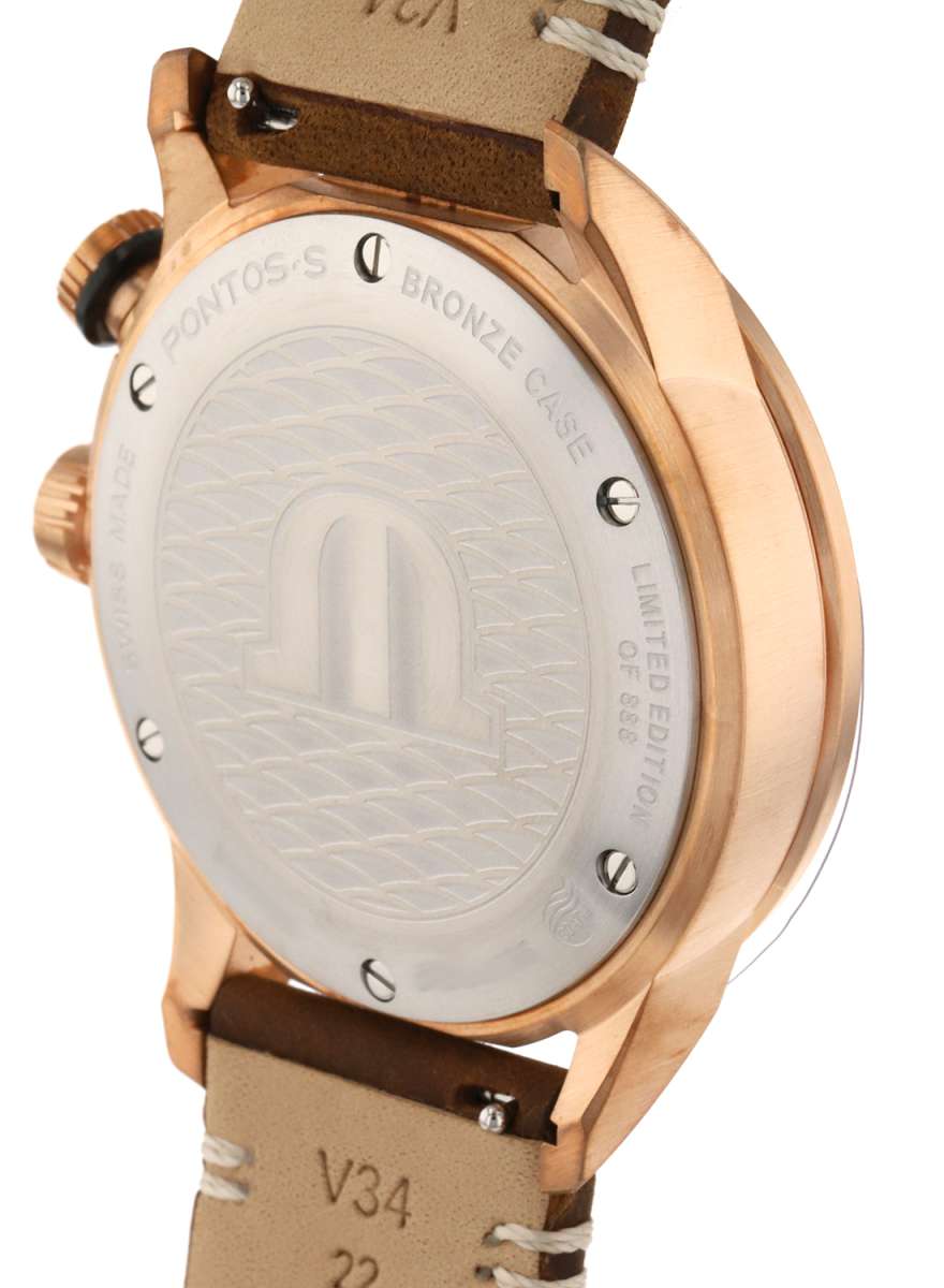  Shop Authentic Maurice Lacroix Pontos S Diver Automatic Black Dial Brown Leather Strap Watch For Men - PT6248-BRZ01-330-2 - Luxxuri