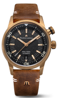  Shop Authentic Maurice Lacroix Pontos Diver Limited Edition Black Dial Brown Leather Strap Watch For Men - PT6248-BRZ01-330-3 - Luxxuri