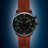  Shop Authentic Maurice Lacroix Pontos S Diver Black Dial Orange Rubber Strap Watch For Men - PT6248-SS00L-330-J - Luxxuri