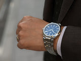  Shop Authentic Tag Heuer Link Automatic Blue Dial Silver Steel Strap Watch for Men - WBC2112.BA0603 - Luxxuri