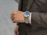  Shop Authentic Tag Heuer Link Automatic Blue Dial Silver Steel Strap Watch for Men - WBC2112.BA0603 - Luxxuri
