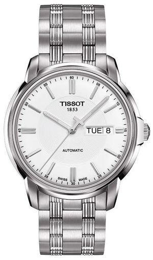  Shop Authentic Tissot Automatics III Day Date White Dial Silver Steel Strap Watch For Men - T065.430.11.031.00 - Luxxuri