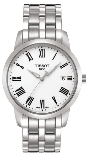  Shop Authentic Tissot T Classic Dream White Dial Silver Steel Strap Watch for Men - T033.410.11.013.01 - Luxxuri