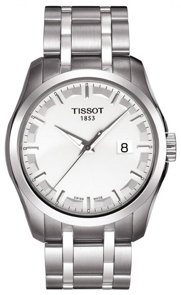  Shop Authentic Tissot T Trend Couturier Chronograph White Dial Silver Steel Strap Watch For Men - T035.410.11.031.00 - Luxxuri