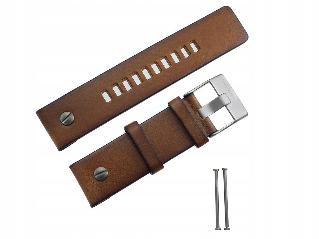  Shop Authentic Diesel SBA Dual Time Chronograph White Dial Brown Leather Strap Watch For Men - DZ7269 - Luxxuri