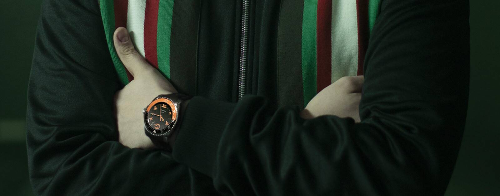  Shop Authentic Gucci Dive Limited Edition Black Dial Black Rubber Strap Unisex Watch - YA136333 - Luxxuri