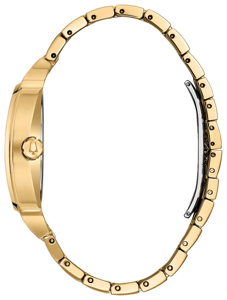  Shop Authentic Bulova Phantom Crystal Silver Dial Two Tone Steel Strap Watch for Men - 98B323 - Luxxuri