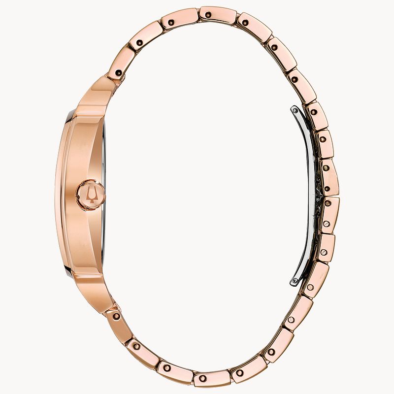  Shop Authentic Bulova Phantom Crystal Silver Dial Two Tone Steel Strap Watch for Men - 98B324 - Luxxuri